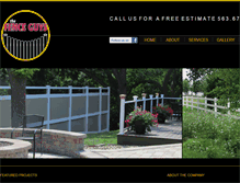 Tablet Screenshot of fenceguysqc.com